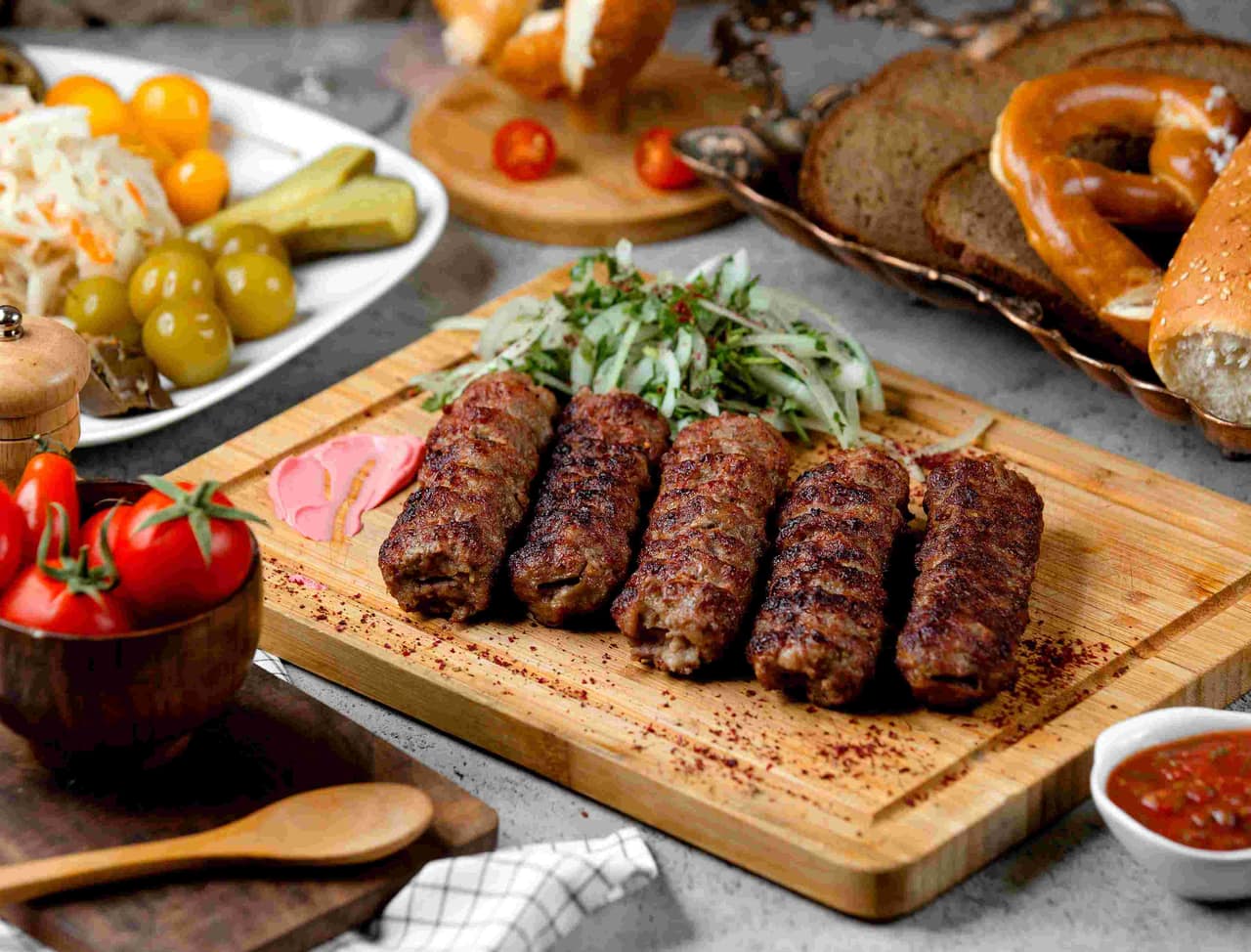 Frisch gegrillte Spezialitäten